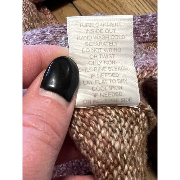 Christopher Banks Sweater Women Size Medium Big Button Cardigan - Picture 7 of 11